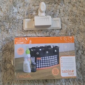 Martha Stewart Border Punch Scallop 3 Dot Eyelet & Tonic Studios Table Tidy Orga